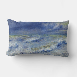 Vintage Pierre Auguste Renoir The Wave  Lumbar Cushion