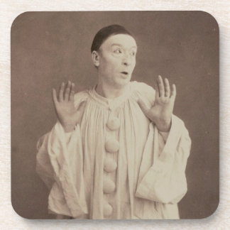 Vintage Pierrot Clown Coaster