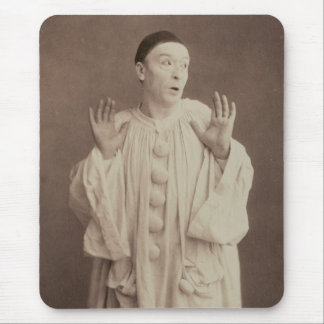 Vintage Pierrot Clown Mouse Mat