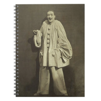 Vintage Pierrot Clown Notebook