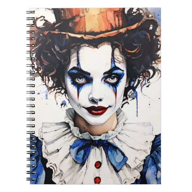 Vintage Pierrot Clown | Notebook Journal (Front)