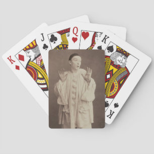 Vintage Pierrot Clown Playing Cards