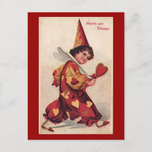 Vintage Pierrot Valentine Postcard