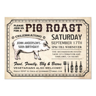 Pig Roast Invitations 5