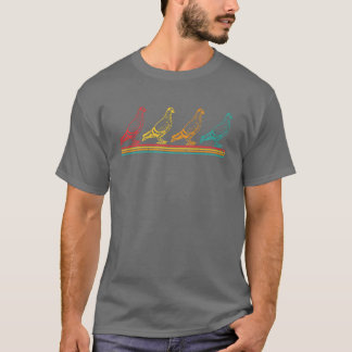 Vintage Pigeon Birds Enthusiasts Illustration Gag T-Shirt