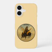 Vintage Pilot Riding a Flying Giant Honey Bee URM