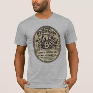 Vintage Pilsner Beer Ad Label T-Shirt