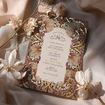 Vintage Pimpernel Pattern William Morris<br><div class="desc">Embrace timeless elegance with our wedding invitations featuring the renowned Pimpernel pattern by William Morris, masterfully rendered in vintage hues of burnt sienna, burnt orange, and accented with gold foil. William Morris, a figurehead of the Arts and Crafts Movement, believed in the beauty of handcrafted designs and the harmonious interaction...</div>