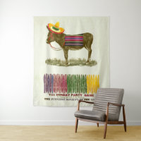 Vintage Pin the Tail on the Donkey Party Game