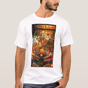 Vintage Pinball Machine Design T-shirt