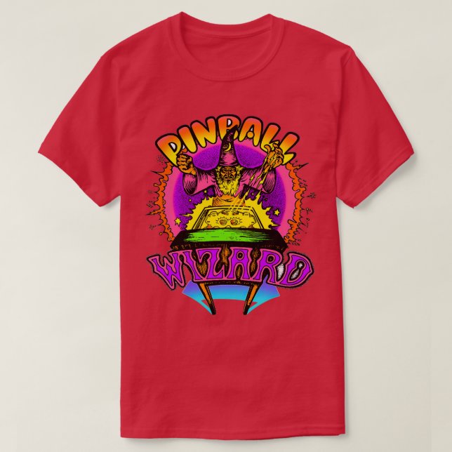 Vintage Pinball Wizard 2 T-Shirt (Design Front)