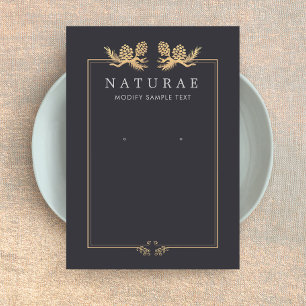 Vintage Pine Cones Earring Jewellery Display