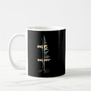 Vintage Pine Snowboard  Snowboarding Gift Tee    Coffee Mug