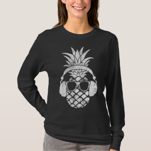 Vintage Pineapple Hawaiian Aloha Beach Fruit Cockt T-Shirt