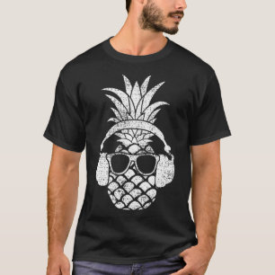 Vintage Pineapple Hawaiian Aloha Beach Fruit Cockt T-Shirt
