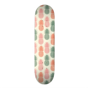 Vintage Pineapple Pattern 2 Skateboard
