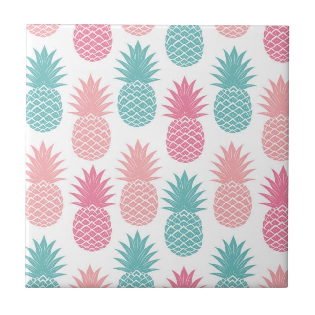 Vintage Pineapple Pattern Tile (Front)