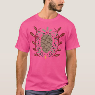 Vintage Pinecone Christmas Winter Holidays Seasona T-Shirt