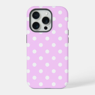 Vintage Pink - Beautiful Colour With Polka Dots iPhone 15 Pro Case