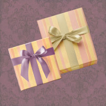 Vintage Pink Buttery White Antique Damask Stripe