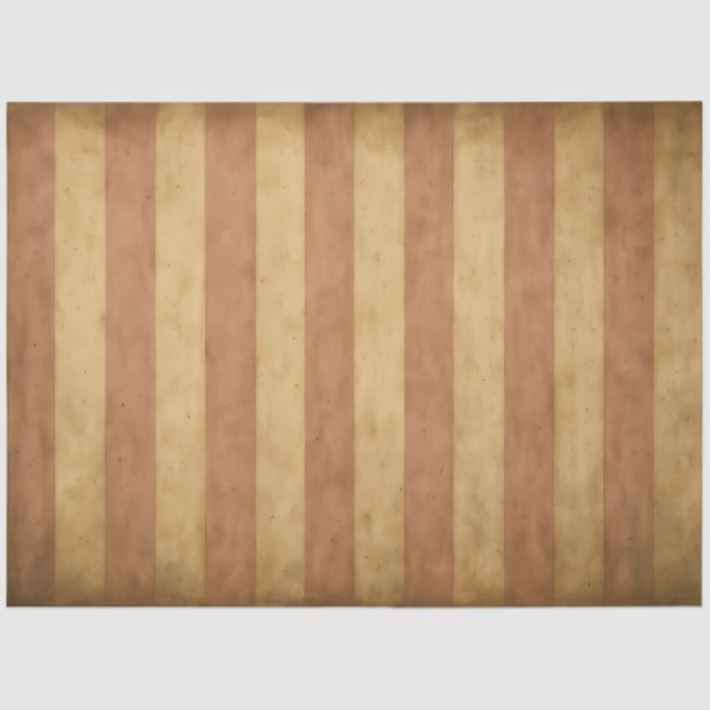 Vintage Pink Candy Stripe Christmas Background  Tissue Paper (Front)