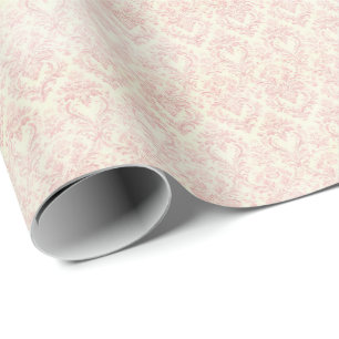 Vintage Pink Coquette Wrapping Paper