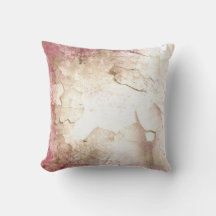 Vintage Pink Decor Pillow