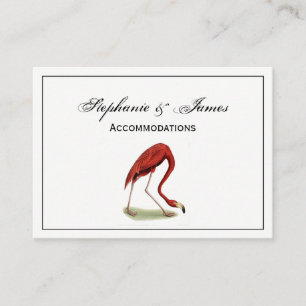 Vintage Pink Flamingo #1 Business Card