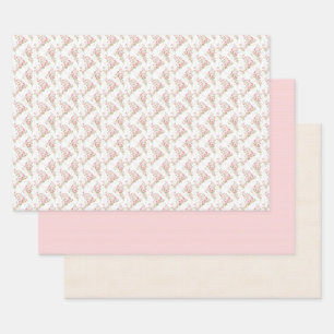Vintage Pink Floral Coquette Wrapping Paper