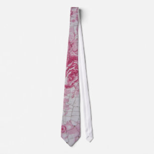 Vintage pink floral tie