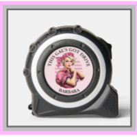 Vintage Pink Gal's Got Drive Name