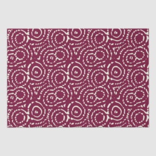 Vintage Pink Geometric Abstract Tissue Paper