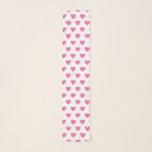 Vintage pink heart polkadot pattern chiffon scarf<br><div class="desc">Vintage pink heart polkadot pattern chiffon scarf for neck or head. Custom thin transparent scarves for women. Available in different sizes, colours and shapes. Long or square shaped. Customisable background colour. Pretty print with rustic love symbol. Cute Birthday gift idea for mum, sister, aunt, grandma, wife, girlfriend, mother, coworker, friend...</div>