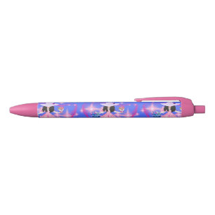 Vintage Pink Lady Writing Pen