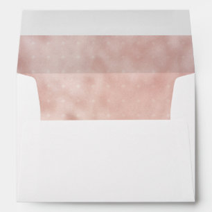 Vintage Pink Lined Envelope