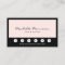 Vintage Pink Makeup and Beauty Loyalty Card