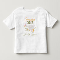 Vintage Pink Orange One Silly Goose 1st Birthday