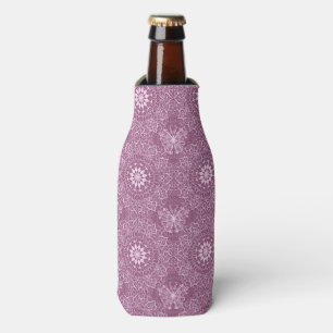Vintage Pink Pattern Bottle Cooler