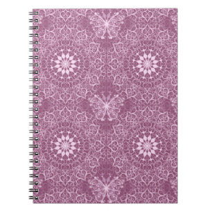 Vintage Pink Pattern Notebook