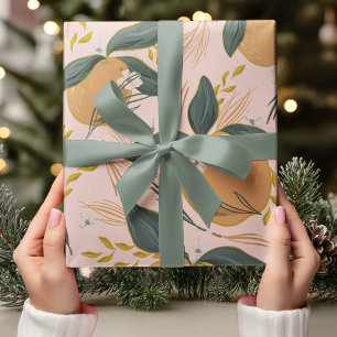 "Vintage Pink Pattern   Retro Gift Wrap