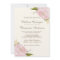 Vintage Pink Peonies Wedding Invitation
