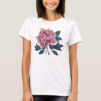 Vintage pink peony t-shirt