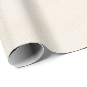 Vintage Pink Polka Dot Wrapping Paper