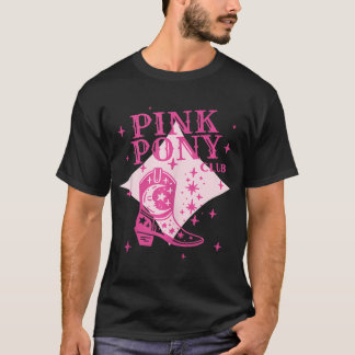 Vintage Pink Pony Club C.R Western  T-Shirt
