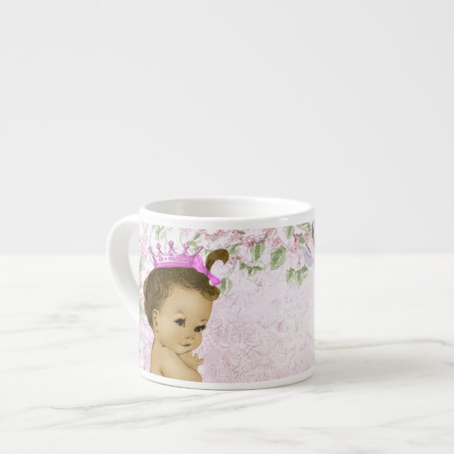 Vintage Pink Princess Baby Cups (Front Left)