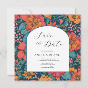 Vintage Pink Romantic Wedding Save The Date