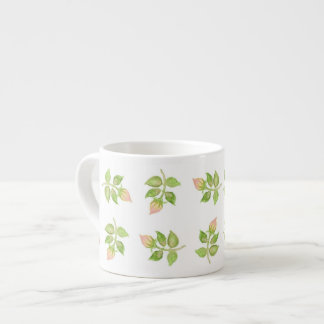 Vintage Pink Rosebuds Espresso Mug