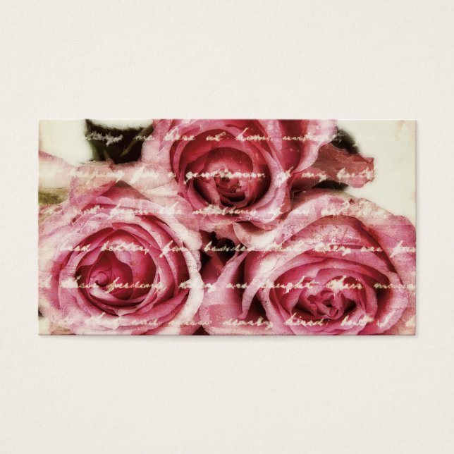 Vintage Pink Roses (Front)