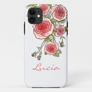 Vintage Pink Roses iPhone 11 Case