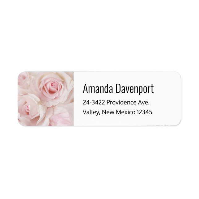 Vintage Pink Roses Elegant Bouquet (Front)